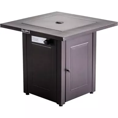 image of Legacy Heating - 28-Inch Square Fire Table - Brown with sku:bb22080645-bestbuy