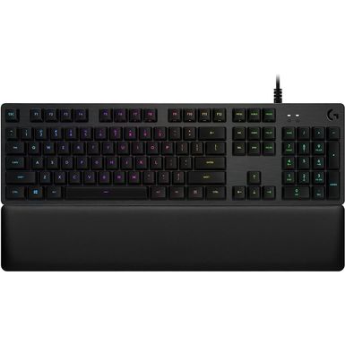 image of Logitech G G513 Lightsync RGB Mechanical Gaming Keyboard, GX Red Linear Switches with sku:lo920009332-adorama