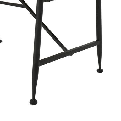 Ocala Outdoor Industrial Acacia Wood 3-piece Table Set by Christopher Knight Home - Antique + Black