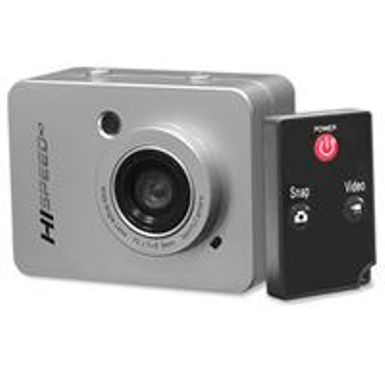 Pyle Sports PSCHD60 Full HD 1080P Action Camera/Camcorder, 12MP, 4x Digital Zoom, 2.4" Touch Screen Display, HDMI/USB, Silver