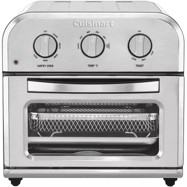 image of Cuisinart - Compact Air Fryer Toaster Oven - Stainless Steel with sku:bb21810617-bestbuy