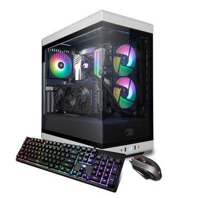 iBUYPOWER Y40WA9N46T01 Liquid Cooled Gaming Desktop Computer, AMD Ryzen 9 7900X 4.7GHz, 32GB RAM, 2TB SSD, NVIDIA GeForce RTX 4060 Ti 8GB, Windows 11 Home