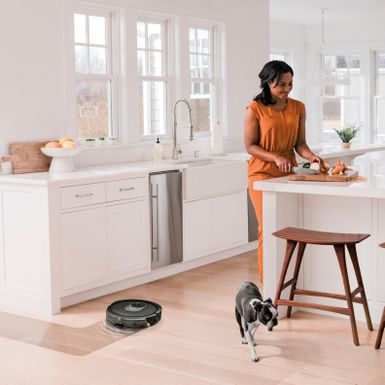 Alt View Zoom 13. Shark - AI Robot Vacuum & Mop with Home Mapping, WiFi Connected - Black