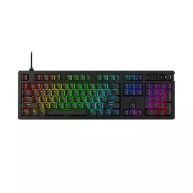 image of HyperX - Alloy Rise Full-size Wired Mechanical Linear Switch Gaming Keyboard with RGB Lighting - Black with sku:bb22310892-bestbuy