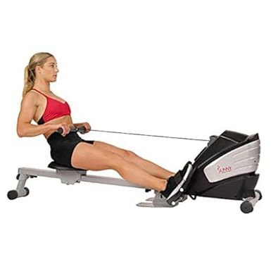 image of Sunny Health & Fitness Rowing Machine with Optional Magnetic Rower or Air Rower Exclusive SunnyFit App and Smart Bluetooth Connectivity with sku:b01m8gsbon-amazon