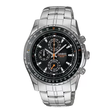 image of Casio - Mens 3 Hand Analog Chronograph Watch with sku:mtp4500d-1av-powersales