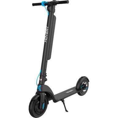 image of Hover-1 - Blackhawk Folding Scooter w/28 mi Max Operating Range & 18 mph Max Speed - Black with sku:bb21699676-6448986-bestbuy-hover-1