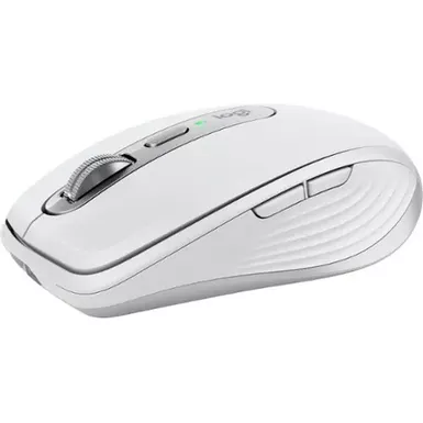 image of Logitech - MX Anywhere 3S Wireless Bluetooth Fast Scrolling Mouse with Programmable Buttons - Pale Gray with sku:bb22115890-bestbuy