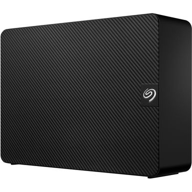 Angle Zoom. Seagate - Expansion 10TB External USB 3.0 Desktop Hard Drive with Rescue Data Recovery Services - Black