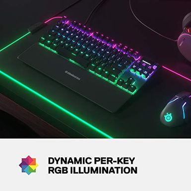 Rent To Own Steelseries Apex Pro Tkl Mechanical Gaming Keyboard World S Fastest Mechanical Switches Oled Smart Display Compact Form Factor Rgb Backlit Flexshopper