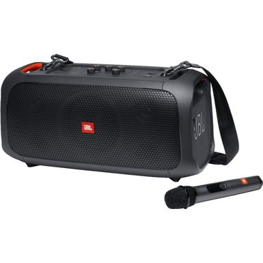 image of JBL - PartyBox On-The-Go Portable Party Speaker - Black with sku:jblpartyboxgobam-powersales
