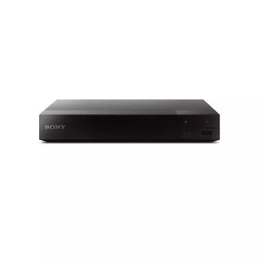 image of Sony - Streaming Blu-ray Disc player with Built-In Wi-Fi and HDMI cable - Black with sku:bdpbx370-powersales