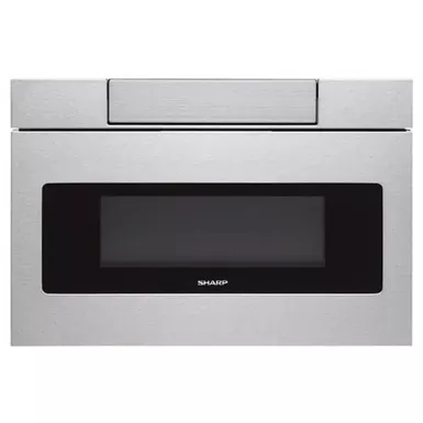 image of Sharp - 1.2 Cu. Ft. Built-In Microwave Drawer - Stainless Steel with sku:bb19807871-bestbuy