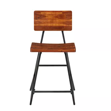 Zeke Industrial Style Counter Stool