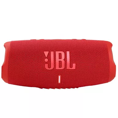 image of JBL - CHARGE5 Portable Waterproof Speaker with Powerbank - Red with sku:jblcharge5redam-powersales