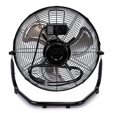 Alt View Zoom 24. NewAir - 3000 CFM 18” High Velocity Portable Floor Fan with 3 Fan Speeds and Long-Lasting Ball Bearing Motor - Black
