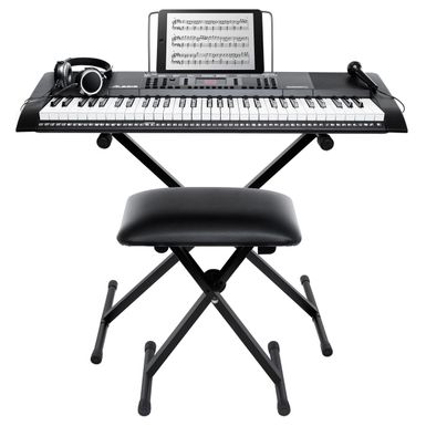 image of Alesis Harmony 61 MKII 61-Key Portable Keyboard with Built-In Speakers with sku:alh61mkiixus-adorama