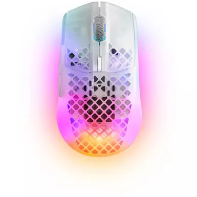 image of SteelSeries - Aerox 3 Wireless Ghost Ultra Lightweight Super-Fast Mouse with sku:hl9674-ingram
