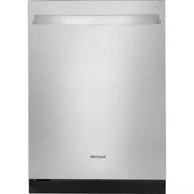 image of Whirlpool - Top Control Built-In Dishwasher with 3rd Rack and 51 dBa - Stainless Steel with sku:bb22047548-bestbuy