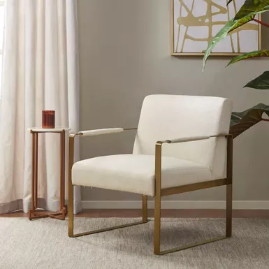 Larissa Cream Accent Chair