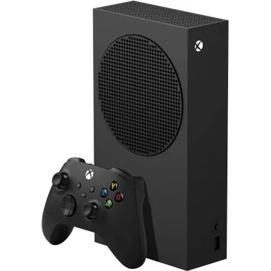 image of Microsoft - Xbox Series S 1TB All-Digital Console (Disc-Free Gaming) - Black with sku:bb22149057-bestbuy