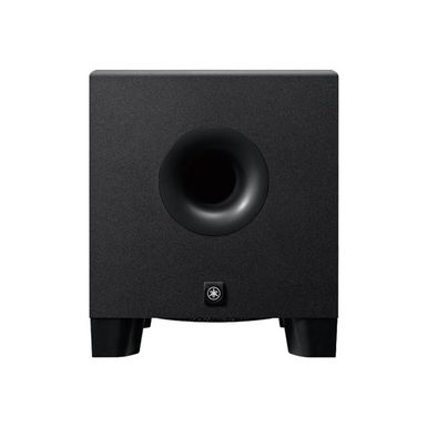 image of Yamaha HS8S 8" Powered Subwoofer, 150W Total Output, 8" Cone Woofer, 2x XLR Input with sku:ymhs8s-adorama