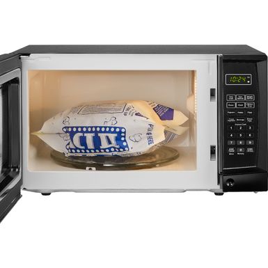 Alt View Zoom 12. Insignia™ - 0.7 Cu. Ft. Compact Microwave - Black