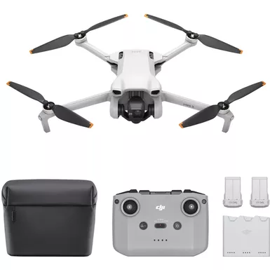 DJI - Mini 3 Fly More Combo Drone with Remote Control - Gray