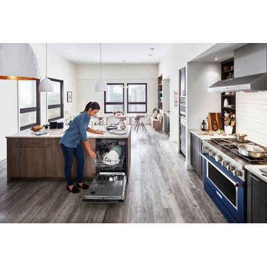Alt View Zoom 17. KitchenAid - 24" Top Control Built-In Dishwasher with Stainless Steel Tub, FreeFlex, 3rd Rack, 44dBA - Stainless steel