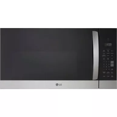 image of LG - 1.7 cu ft Over-The-Range Microwave with EasyClean - Stainless Steel with sku:bb22262395-bestbuy