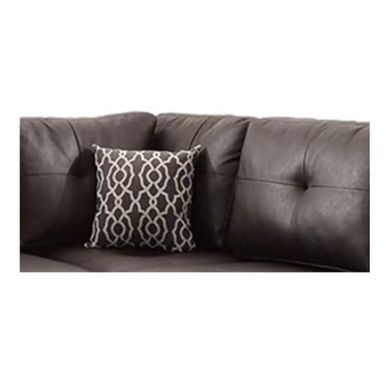 Sectional Chaise Set with Ottoman - Espresso