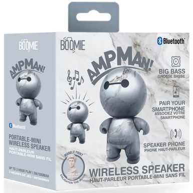 Boomie AMPMANMARBLE / 14437 Ampman! Wireless Speaker - Marble