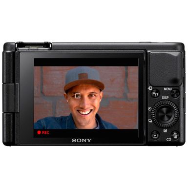 Alt View Zoom 16. Sony - ZV-1 20.1-Megapixel Digital Camera for Content Creators and Vloggers - Black