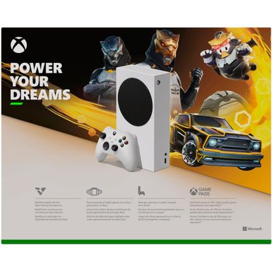 Alt View Zoom 23. Microsoft - Xbox Series S 512 GB Console – Gilded Hunter Bundle (Disc-Free Gaming) - White