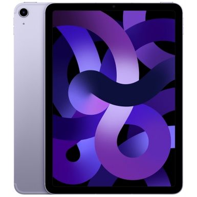 image of Apple - 10.9-Inch iPad Air - Latest Model (5th Gen) with Wi-Fi + Cellular - 64GB - Purple with sku:mme93ll/a-mme93ll/a-abt
