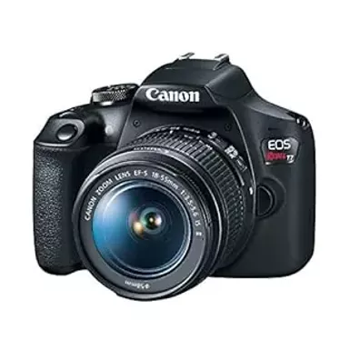 Canon - EOS Rebel T7 DSLR Video Camera with 18-55mm Lens - Black