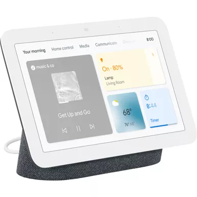 image of Nest Hub with Google Assistant (2nd Gen) - Charcoal with sku:ga01892-us-streamline