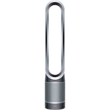 image of Dyson - TP01 Pure Cool Tower 800 Sq. Ft. HEPA Air Purifier and Fan - Iron/Silver with sku:bb21584540-6419669-bestbuy-dyson