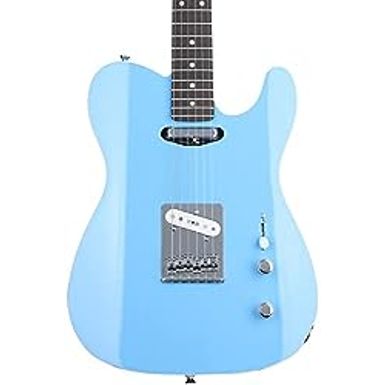 image of Fender Aerodyne Special Telecaster Electric Guitar, California Blue, Rosewood Fingerboard with sku:fen-0252200326-guitarfactory