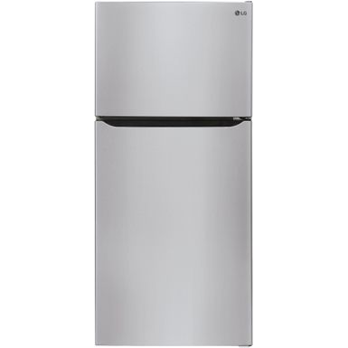image of LG - 23.8 Cu Ft Top Mount Refrigerator with Internal Water Dispenser - Stainless steel with sku:bb21800461-6470555-bestbuy-lg