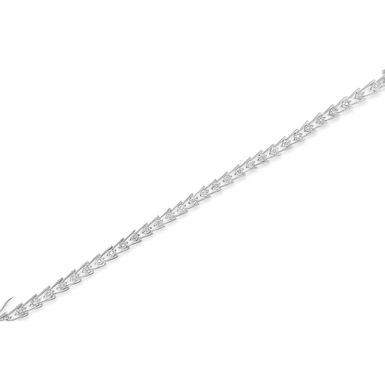 Sterling Silver 1/2 ct TDW Diamond Wave Link Bracelet (I-J, I3)