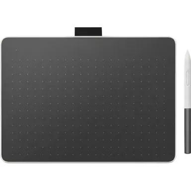 Wacom - One Medium 9.9" x 7.1" Bluetooth Graphics Drawing Tablet - White