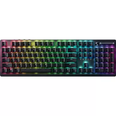 image of Razer - DeathStalker V2 Pro Full Size Wireless Optical Linear Switch Gaming Keyboard with Low-Profile Design - Black with sku:bb22065774-bestbuy