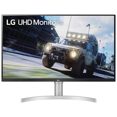 image of LG 32UN550-W 31.5'' 4K UHD HDR Monitor with AMD FreeSync, Built-In Speakers with sku:32un550-w-abt