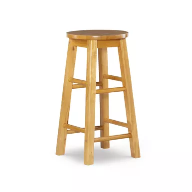 image of Wherry Round Counter Stool Natural with sku:lfxs1768-linon