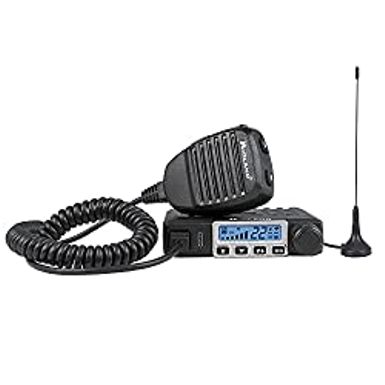 image of Midland - MXT115, 15 Watt GMRS MicroMobile Two-Way Radio - 8 Repeater Channels, 142 Privacy Codes, NOAA Weather Scan + Alert & External Magnetic Mount Antenna (Single Pack) (Black) with sku:b01mugz5xc-mid-amz