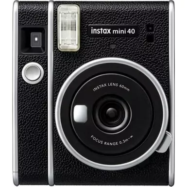 image of Fujifilm - INSTAX MINI 40 Instant Film Camera - Black with sku:bb21738123-bestbuy