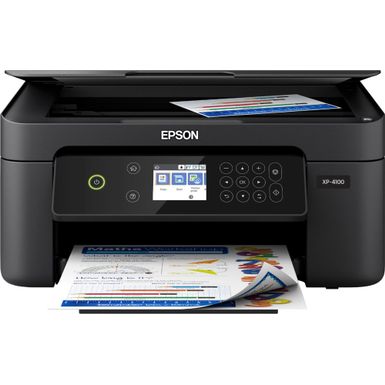 image of Epson - Expression Home XP-4100 Wireless All-In-One Printer - Black with sku:bb21206011-6348813-bestbuy-epson