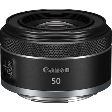 image of Canon - RF 50mm f/1.8 STM Standard Prime Lens for RF Mount Cameras - Black with sku:bb21664563-6439620-bestbuy-canon