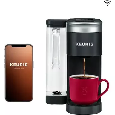 image of Keurig - K-Supreme SMART Single Serve Coffee Maker with WiFi Compatibility - Black with sku:bb22016228-bestbuy